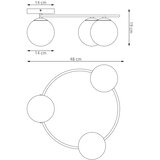  stropna svetiljka sopra 3xE14/10W/230V bež/bela | Eponuda.com