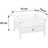 MID.YOU KLUBSKA MIZA, bela | Shoptok.si