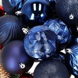  Set Božićnih Kuglica za Ukrasiti Božićno Drvo, 8 cm, 30 komada | shoptok.hr