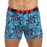 STYX Men's boxers long art sports rubber band music