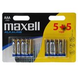 Maxell Alkalne LR03 baterije od 1.5V AAA 5+5 kom u blister pakiranju Cijene