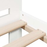 vidaXL okvir kreveta bez madraca bijeli 140 x 190 cm masivna borovina | shoptok.hr