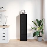 Visoka ploča crni hrast 29,5x34x119,5 cm izrađeno drvo | shoptok.hr
