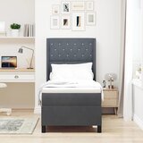  Krevet s opruga kutije s madracem Tamno siva 80 x 200 cm Baršun | shoptok.hr