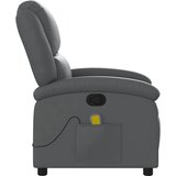  fotelja za odmor, siva, umjetna koža | shoptok.hr