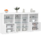  Komoda s LED svjetlima bijela 202x37x100 cm | Eponuda.ba