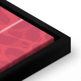  Slika - Graphic Illustration of a Swimming Pool Against the Backdrop of the French Flag 40x60 U crnom drvenom okviru | shoptok.hr