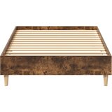  Okvir kreveta bez madraca dimljeni hrast 100x200 cm | shoptok.hr