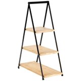 Vilde troslojni stalak za postrežbo iz bambusa 53 cm – 3 ravni Cene