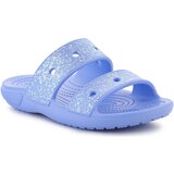 Crocs Sandali & Odprti čevlji CLASSIC GLITTER SANDAL KIDS MOON JELLY 207788-5Q6 Modra Cene
