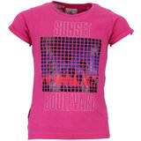 Miss Girly Majice s kratkimi rokavi T-shirt fille FUNSET Rožnata Cene