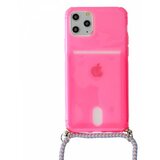 Nillkin summer silikonski ovitek z vrvico za iphone 7 / 8 / se 2020 - pink Cene