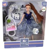  Lutka za igru Emily s tijarom i tamno plavom haljinom - 30 cm | Shoptok.si