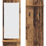 vidaXL Vješalica za kapute na zidu Staro drvo 70 x 10 x 90 cm | shoptok.hr