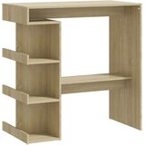 vidaXL Barska miza s policami sonoma hrast 100x50x101,5 cm iverna pl. | Shoptok.si