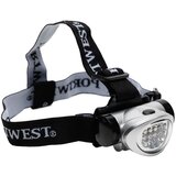 PORTWEST Naglavna LED lampa PA50 srebrna/crna | ePonuda.com