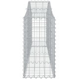  Obokana gabonska košara 200x30x60/80 cm pocinkano železo | Shoptok.si