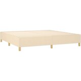  S oprugama i madracem krem 200 x 200 cm od tkanine | shoptok.hr
