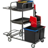 Vermop čistilni voziček mistral, dxšxv 1070 x 590 x 1070 mm, 2 x 17-l vedro, 3 x 6-l vedro Cene