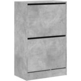 Ormarić za cipele boja betona 60x34x96,5 cm konstruirano drvo | shoptok.hr