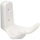 SIRO Garderobna kljuka (Do x Š x V: 62 x 57 x 62 mm, Bela, Plastika) | Shoptok.si
