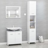  3-dijelni set kupaonskog namještaja od iverice bijeli | shoptok.hr
