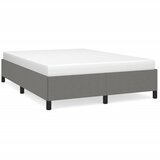 The Living Store Posteljni okvir brez vzmetnice temno siv 140x200 cm tkanina - Posteljni Okvir, (21528039) | Shoptok.si