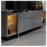 Hanah home TV komoda, siva Slike