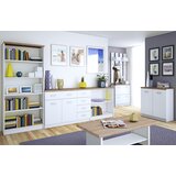 Kondela Klubska miza 115, bela/hrast sonoma, TOPTY TIP 18 | Shoptok.si