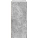  Strani šal Betonsko siva 59 x 35 x 80.5 cm Konstruiran les, (5000108593) | Shoptok.si