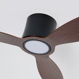  ZEVENTI - LED plafonski ventilator VENTORA LED/24W/230V Wi-Fi Tuya crna/orah +daljinski upravljač | Eponuda.com