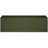  Vrtna saksija Maslinastozelena 80 x 30 x 30 cm Čelična vrata | shoptok.hr