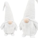 Tutumi Ručno Rađeni Božićni Patuljak YX068 50cm Bijeli | shoptok.hr