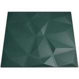 Zidne panele 48 pcs Zelena 50 x 50 cm XPS pjena | shoptok.hr