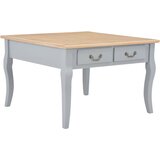 Furnova Klubska mizica iz lesa 80x80x50 cm siva, (21914125) Cene