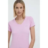 Columbia Športna kratka majica Zero Rules roza barva