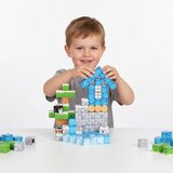 Magnetic construction blocks set for children 124 pieces &amp;ndash; winter Slike