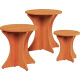  Set stolića za kavu 3 pcs Voštano smeđa 46 x 46 x 47 cm | shoptok.hr