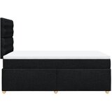 Krevet box spring s madracem crni 120 x 190 cm od tkanine | shoptok.hr
