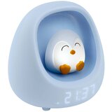 Oem BigBen, Digitalni budilnik za otroke z nočno lučko in 3 pomirjujočimi melodijami Pingvin, Bela / Modra, (5000232128) Cene