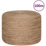 vidaXL Vrv iz jute 100 m dolžina 8 mm debelina, (20822436) | Shoptok.si