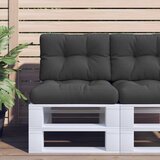  Jastuk za palete crni 50 x 40 x 12 cm od tkanine | shoptok.hr