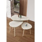 Hanah home Set klub stolova Alvin, 3 komada, Bež | Eponuda.ba