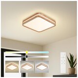 Brilagi LED prigušiva svetiljka MOLINA SQUARE LED/48W/230V hrast 40x40 cm + daljinski upravljač Cene