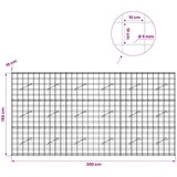  Gabion s žicom debljine 5 mm i mrežom 10x10 cm 300x10x150 cm | shoptok.hr