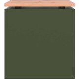  Vrtna klupa Maslinovo zelena 40 x 40 x 43 cm Čelik | shoptok.hr