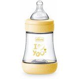 Chicco p5 plastična flašica,150ml,silikonska žuta,uni. ( A075866 ) Cene