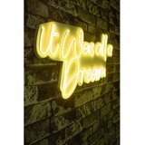Wallity Dekorativna plastična LED rasveta It was all a Dream Yellow Cene