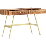  Pisaći stol s ladicama 100 x 55 x 75 cm masivno drvo akacije | shoptok.hr