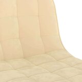  Barski stolci 2 kom krem baršunasti | shoptok.hr